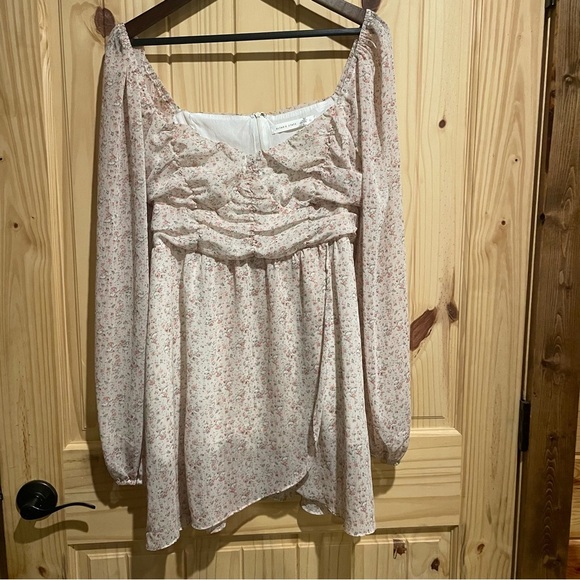 Altar'd State Cream Floral Mini Dress - Picture 2 of 13